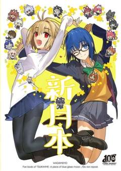 月姫　C100 ワダアルコ　ワダメモセット　未開封 新月本」ワダメモ ワダアルコ 月姫 同人誌 イラスト集/ A4 20p