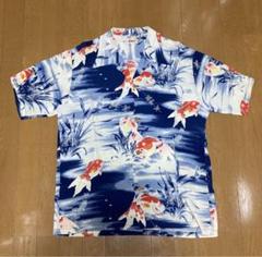 た*ん様 サンサーフ　SUNSURF　金魚　GORDFISH　ゴールドフィッシュ SUNSURF(サンサーフ)レーヨン半袖アロハ『GOLDFISH/ゴールド