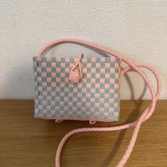 【専用】mekearisa メケアリサ　hello bag MEKEARISA☆メケアリサ☆Hello bag＆ハンカチ・ピンク - メルカリ