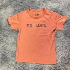 GLOBAL WORK x LOGOS オレンジ系 Tシャツ 110cm