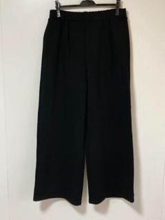 JaVaジャバ コラボ　ダンボールニットタックワイドパンツ　ブラック　L