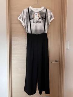 ボーダーTシャツ　2WAYパンツ　アンサンブル 150cm
