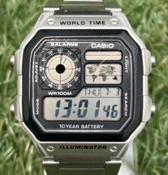 CASIO カシオイルミネーター SSデジタル文字盤 メンズヴィンテージ腕時計