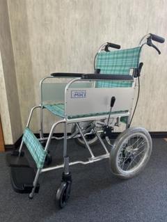新品】MiKi介助式車椅子C43KDBSP軽量タイプ緑チェック