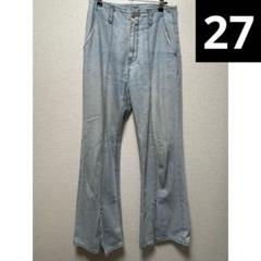 PAGEBOY フロントスリットジーンズ フレアデニム 27 L 後ろ汚れあり