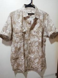 送料込み★GU お洒落デザイン 花柄 シャツ sizeL