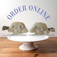 新品未使用サンリオシナモロール 前髪ヘアクリップ左右セット