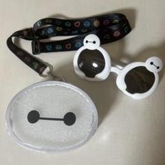 ディズニーベイマックス　クリアショルダーバッグ　サングラス