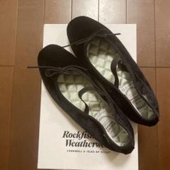 Rockfish Weatherwear バレエシューズ ブラック UK 4 セール】LACEUP FLAT SUEDE（バレエシューズ）｜ROCKFISH