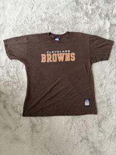 古着　Cleveland Browns ヘルメットTシャツ Mサイズ 2025年最新】クリーブランドブラウンズの人気アイテム - メルカリ