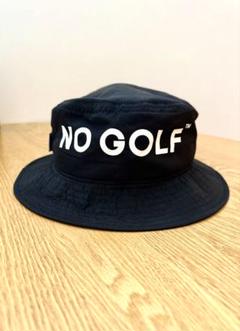 ★★試着のみサイズL NO GOLF NCロゴ　バゲットハット★★ 試着のみサイズL NO GOLF NCロゴ バゲットハット - メルカリ