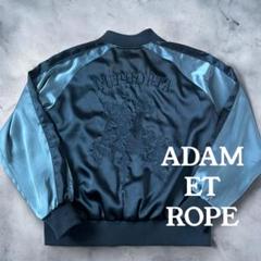 ADAM ET ROPE スカジャン EUPHORIA ユニセックス ネイビー ADAM ET ROPE スカジャン EUPHORIA ユニセックス ネイビー