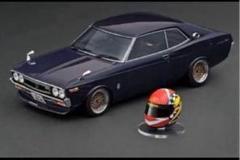 ignition model 限定版 ミニカー 黒　佐田　ブタケツ　ローレル 1/18 ローレル (C130) 佐田氏フィギュア付：9/20 (月) 21時半