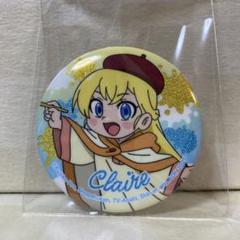 映画　ドラえもん のび太の絵世界物語 グリッター 缶 バッジ クレア訳あり