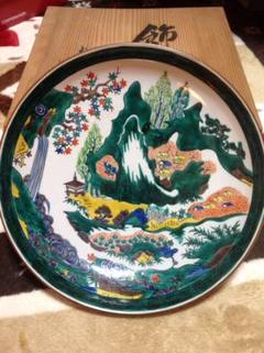 古美術時代物初期伊万里鹿の図幅約25.8cm 江戸前期