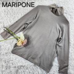 【MARIPONE】マリポーネ レディース ハイネック薄手ニット 毛100% F