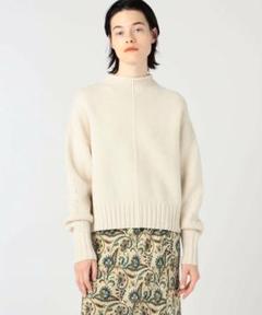 美品✨マカフィー　22AW　ラムカシミヤ　ビルドネックプルオーバー　S　ネイビー 2025年最新】マカフィーラムカシミヤビルドネックプルオーバーの