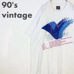 2305 90s シングルステッチ　フルーツオブザルーム　カヌー　Tシャツ　白