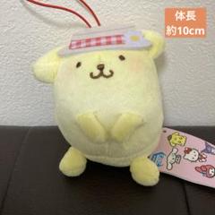 サンリオキャラクターズ　ピクニックおすわりマスコット　ポムポムプリン
