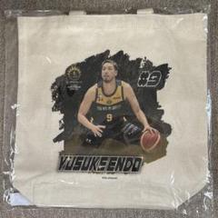 宇都宮ブレックス 遠藤選手 トートバッグ 缶バッジ