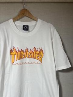 古着 THRASHER プリントT スラッシャー ファイヤーパターン ストリート