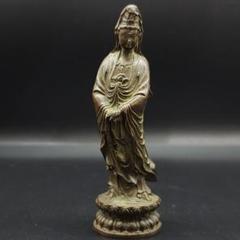 ♥大変に古い　観音像　観音様　仏像　金属製　骨董品 楽天市場】仏像 珍品種 木造 彫像 ご本尊 木製 千手観音菩薩