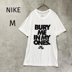 ナイキ/Tシャツ/M/プリント ホワイト メンズ