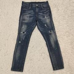 レトロエンジン　ダメージジーンズ　ボトム　ブラック 楽天市場】Retro Engine Retro Engine/(M)H/P Black Denim L/PT