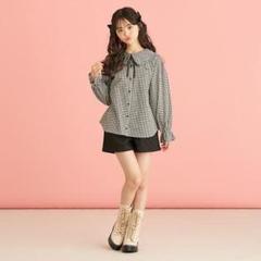 ♡メゾピアノJr♡ 150 ベロアのお洒落可愛いサロペット＋