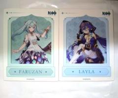 原神 ファルザン レイラ クリアカード Fantasy Village 購入特典