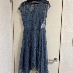 YAMADAYA ブルーレースドレス サイズ38のサムネイル