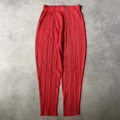 美品 PLEATS PLEASE ISSEY MIYAKE パンツ 赤 BC56