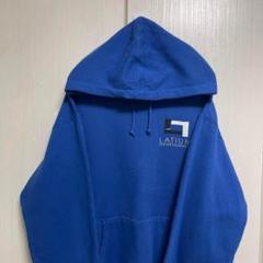 LATIUM スウェットパーカー バックプリント オーバーサイズ 長袖 Lサイズ