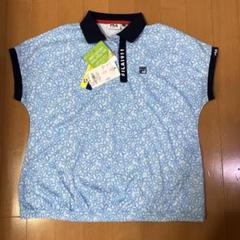 【新品未使用】FILA 花柄ポロシャツ Mサイズ　レディース