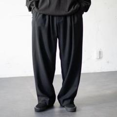 【サイズ1】AFIIT 3TUCK SLACKS(BLACK) 3TUCK SLACKS(BLACK)