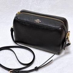【極美品】COACH　ベネット　ショルダーバッグ　クロスボディ　レザー　ブラック