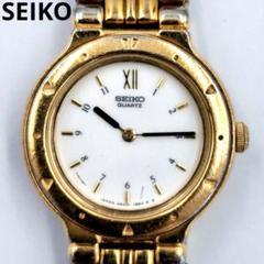 希少　稼動 腕時計　SEIKO　セイコー　ゴールド　スクエア　新品電池　E48 希少 稼動 腕時計 SEIKO セイコー ゴールド スクエア 新品電池