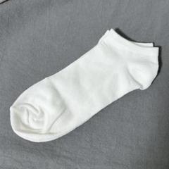 新品未使用⭐️ホワイトソックス 約22cm 白 くるぶし丈