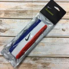 NIKE ヘッドバンド 白赤青×黒 新品