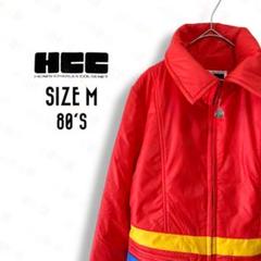 HCC ヴィンテージジャケット M 80s 赤 古着d07