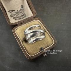希少　ヴィンテージ　バングル　アンティーク　シルバー　925 アメリカ　ユーロ Vintage British Silver Bangle Bracelet イギリス ヴィンテージ