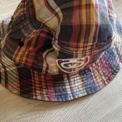 80s old stussy チェック バケットハット ビンテージ