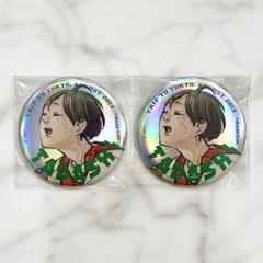 【月島】 ジャンプGIGA メタリック缶バッジ (ハイキュー!!) ハイキュー ジャンプGIGA 限定誌上通販 メタリック缶バッジ 月島