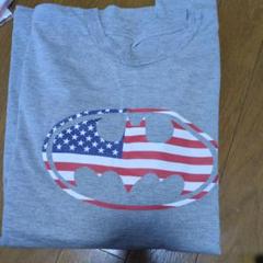 バットマン アメリカ国旗 Tシャツ L