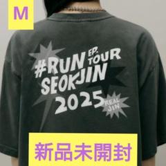 公式完売‼️】BTSジン RUNSEOKJIN韓国グレーWWH TシャツM新品