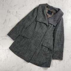 UNTITLED ツイードコート 比翼仕立て サイズ42*XC749