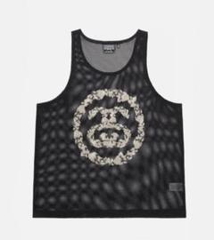 [大人気]　ステューシー　タンクトップ　メッシュ　ビックプリント◎　ＳSリンク 大人気] ステューシー タンクトップ メッシュ ビックプリント