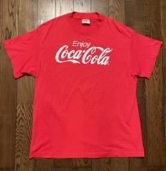 コカコーラ　 Tシャツ　ビンテージ　シングルステッチ　サイズXL 企業Tシャツ