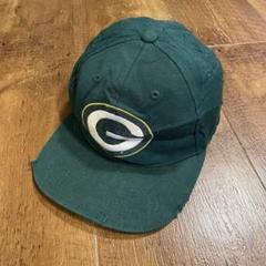 90's Green Bay Packersトラッカーキャップ緑c-boyメンズ