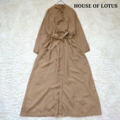 新品】HOUSE OF LOTUS ペーパーミックスポンチョ 羽織 黒 M
